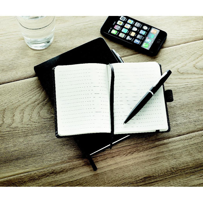 NOTALUX - A6 notebook with pen 72 lined