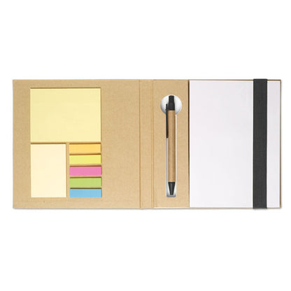 QUINCY - Notebook with memo set and pen
