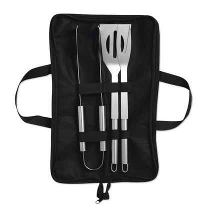 FRULLATI - 3 utensili per barbecue in custodia