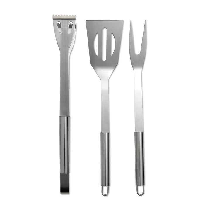 FRULLATI - 3 utensili per barbecue in custodia