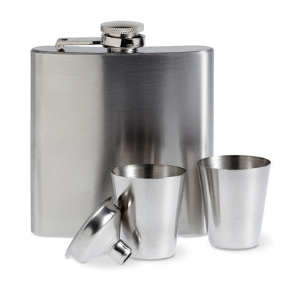SET DI FIASCHE SLIMMY - Fiaschetta sottile con set di 2 tazze
