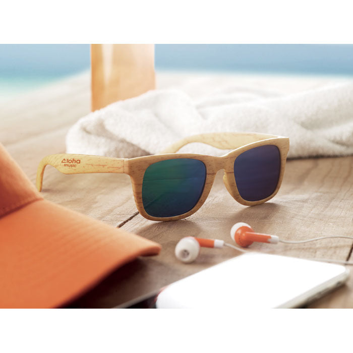 WOODIE - Wooden look sunglasses