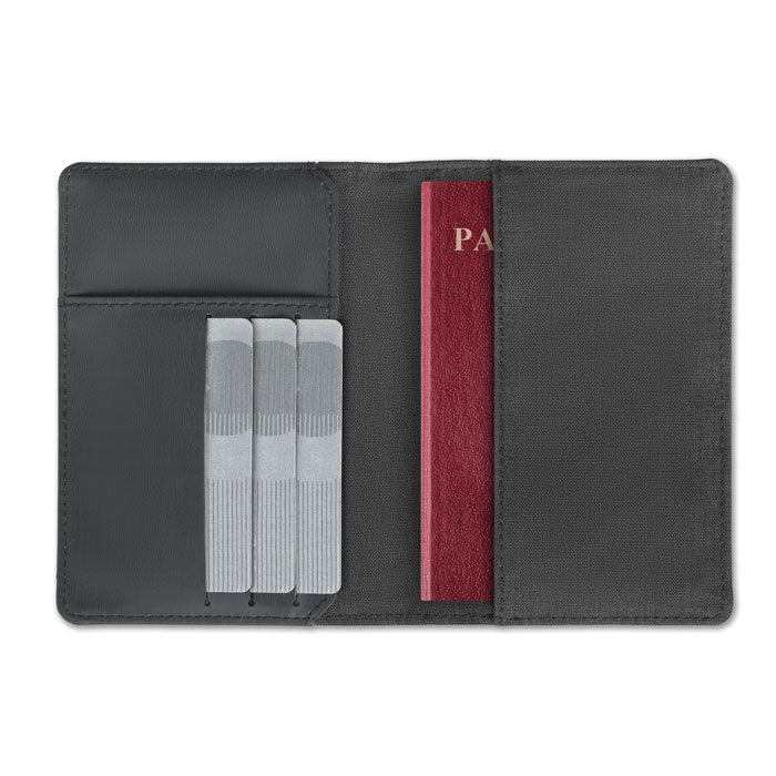 SHIELDOC - Porta pasaporte de 2 tonos