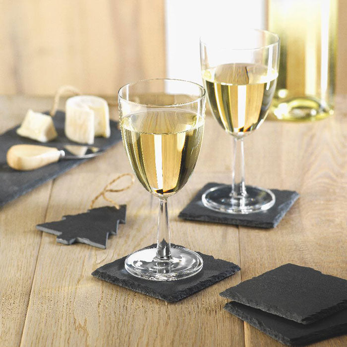 SLATE4 - Sottobicchieri in ardesia con fondo in EVA