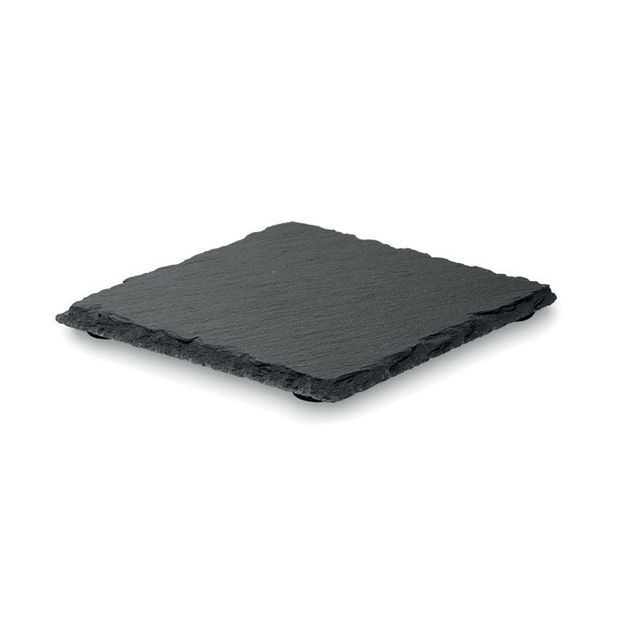 SLATE4 - Sottobicchieri in ardesia con fondo in EVA