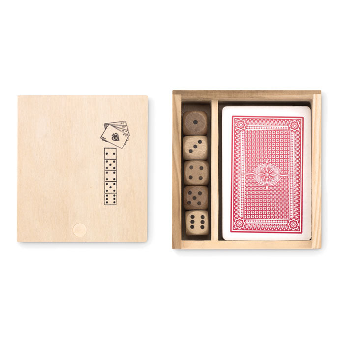 LAS VEGAS - Cartas y dados en caja