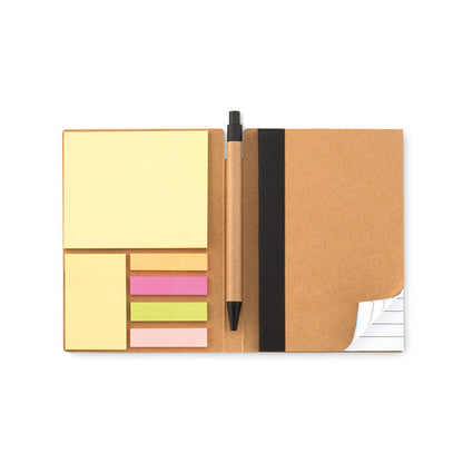 RECONOTE - Cuaderno con bolígrafo y bloc de notas