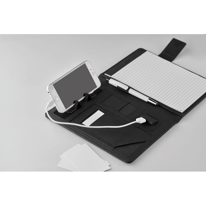 POWERNOTY – A5-Ordner mit Powerbank