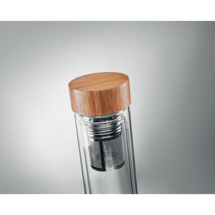 BATUMI GLASS - Ampolla de vidre de doble paret 400ml