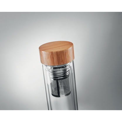 BATUMI GLASS - Ampolla de vidre de doble paret 400ml
