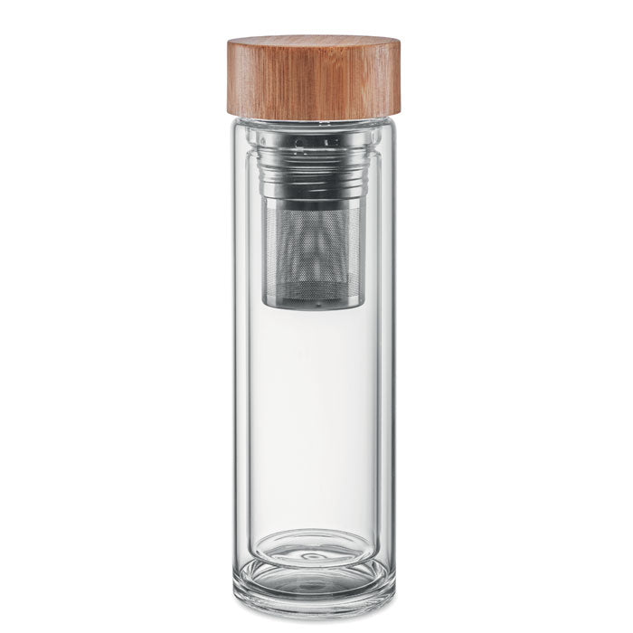 BATUMI GLASS - Ampolla de vidre de doble paret 400ml