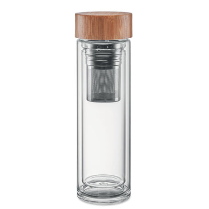 BATUMI GLASS - Ampolla de vidre de doble paret 400ml
