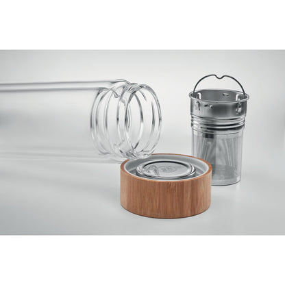 BATUMI GLASS - Ampolla de vidre de doble paret 400ml