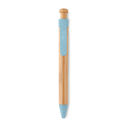 TOYAMA - Stylo bille ABS Bambou/Paille de Blé