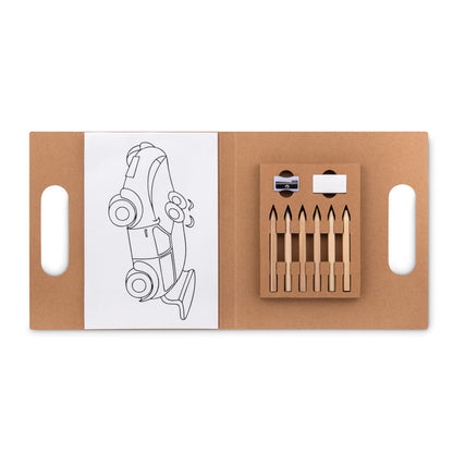 FOLDER2 GO - Set para colorear con 6 lápices