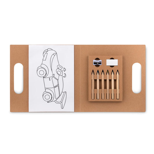 FOLDER2 GO - Set per pintar amb 6 llapis