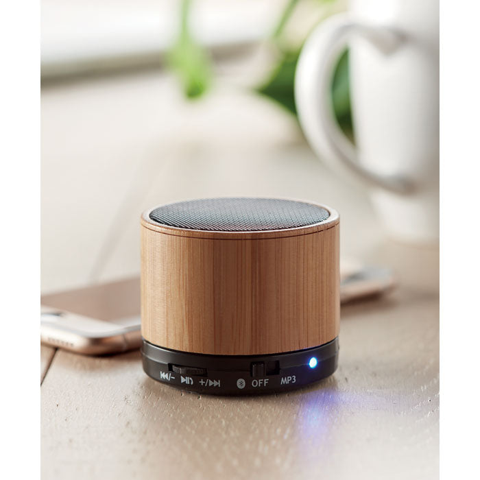 ROUND BAMBOO - Altaveu sense fil