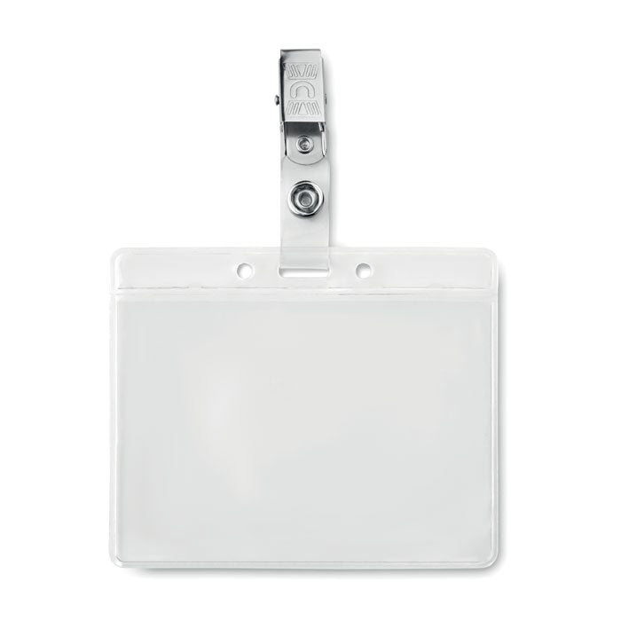 CLIPBADGE - Porta placa de PVC