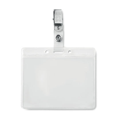 CLIPBADGE - Porta placa de PVC