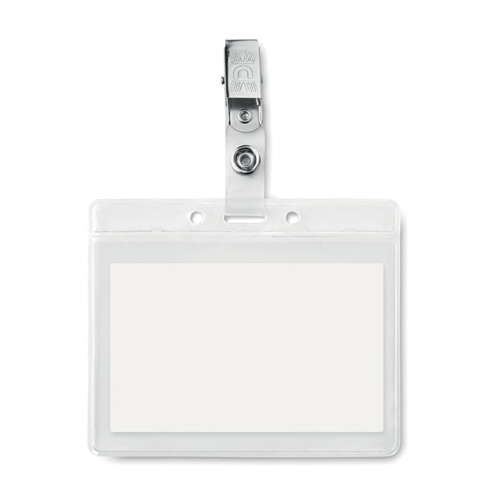 CLIPBADGE - Porta placa de PVC