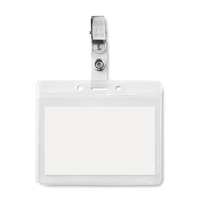 CLIPBADGE - Porta placa de PVC