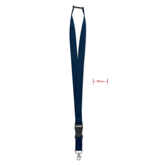 WIDE LANY - Lanyard con gancio in metallo 25mm