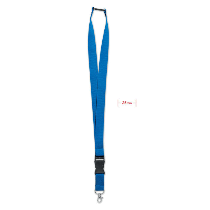 WIDE LANY – Lanyard mit Metallhaken 25 mm