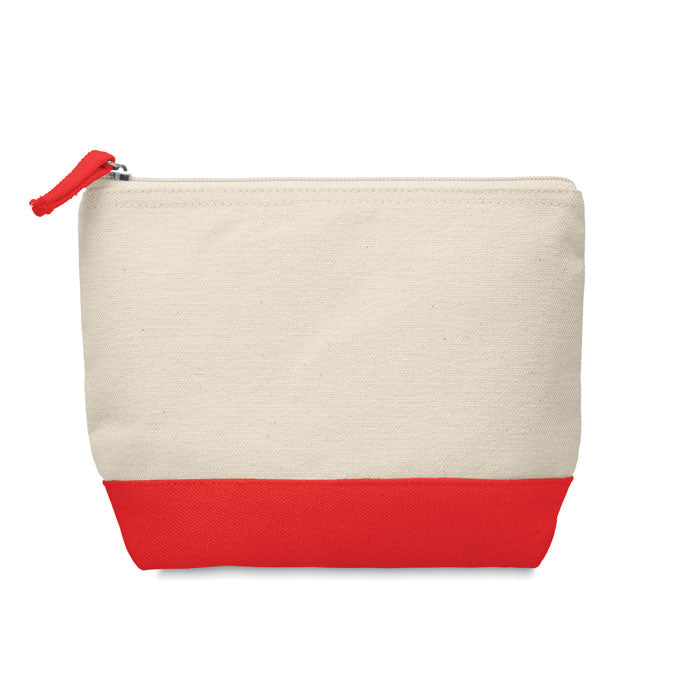 KLEUREN - Zweifarbige Kosmetiktasche aus Baumwolle