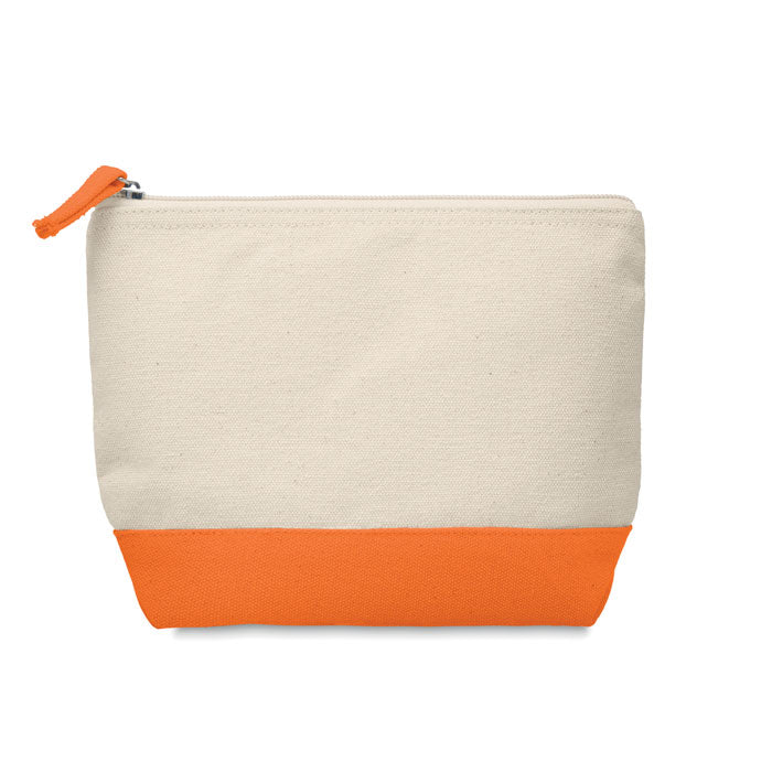 KLEUREN - Zweifarbige Kosmetiktasche aus Baumwolle