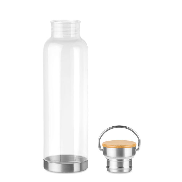 HELSINKI BASIC - Bottiglia in Tritan da 800 ml con tappo in bambù