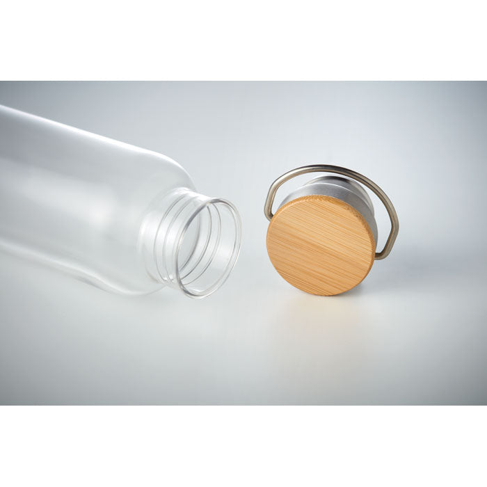HELSINKI BASIC - Bottiglia in Tritan da 800 ml con tappo in bambù