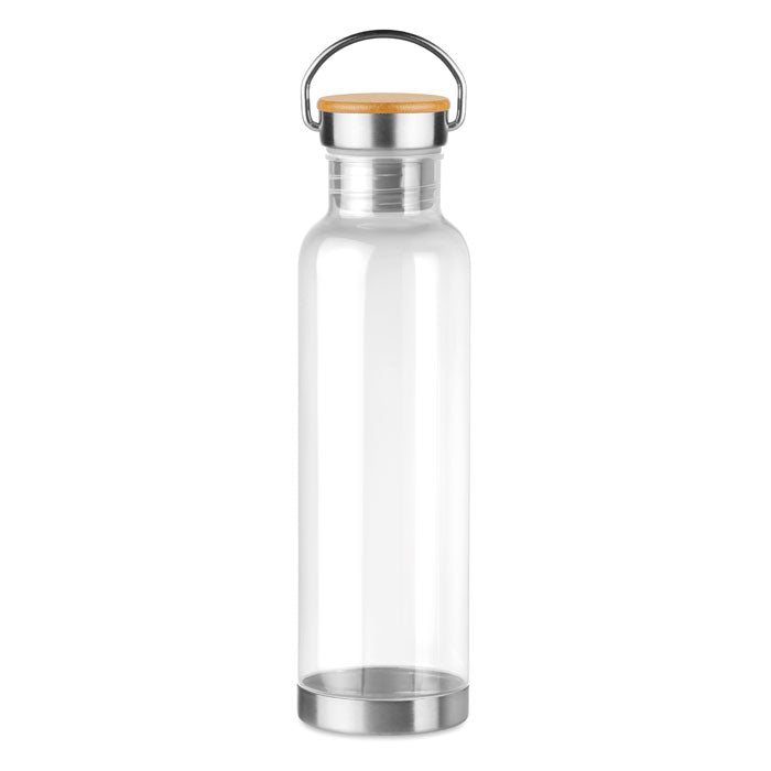 HELSINKI BASIC - Bottiglia in Tritan da 800 ml con tappo in bambù