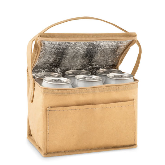 PAPERCOOL - Borsa termica in carta intrecciata da 6 lattine