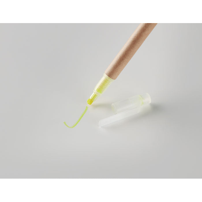 DUO PAPER - Surligneur stylo carton 2 en 1