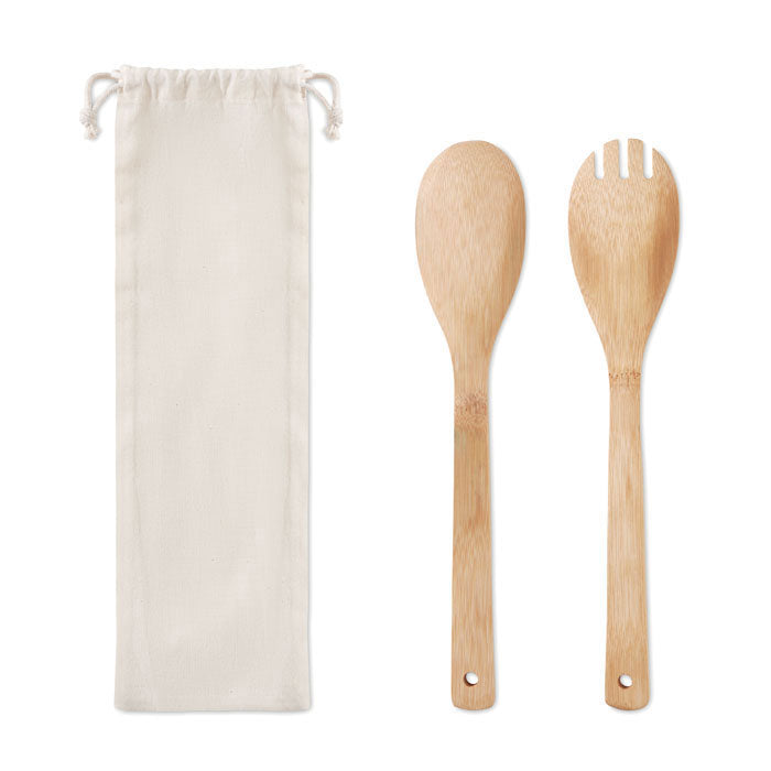 MAYEN SET – Set Salatbesteck aus Bambus