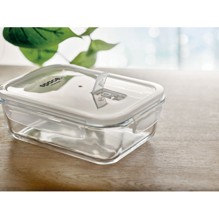 PRAGA LUNCHBOX - Fiambrera de cristal y tapa de PP 900ml