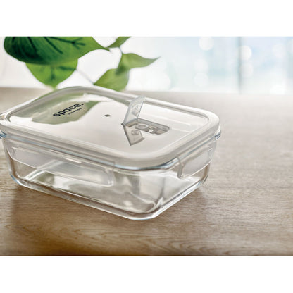 PRAGA LUNCHBOX - Fiambrera de cristal y tapa de PP 900ml