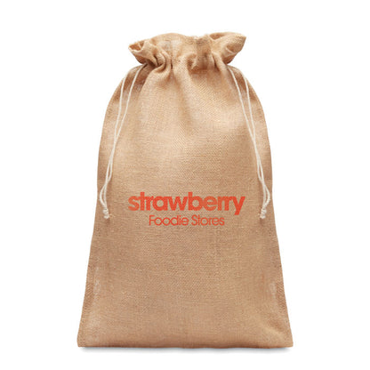 JUTE LARGE - Grand sac cadeau en jute 30x47 cm
