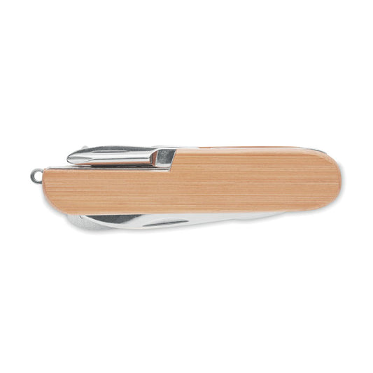 LUCY LUX - Coltello tascabile multiuso in bambù