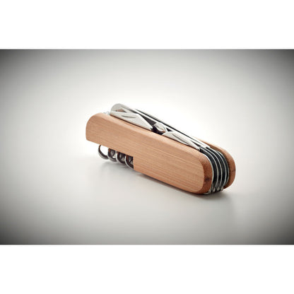 LUCY LUX - Multitool-Taschenmesser aus Bambus