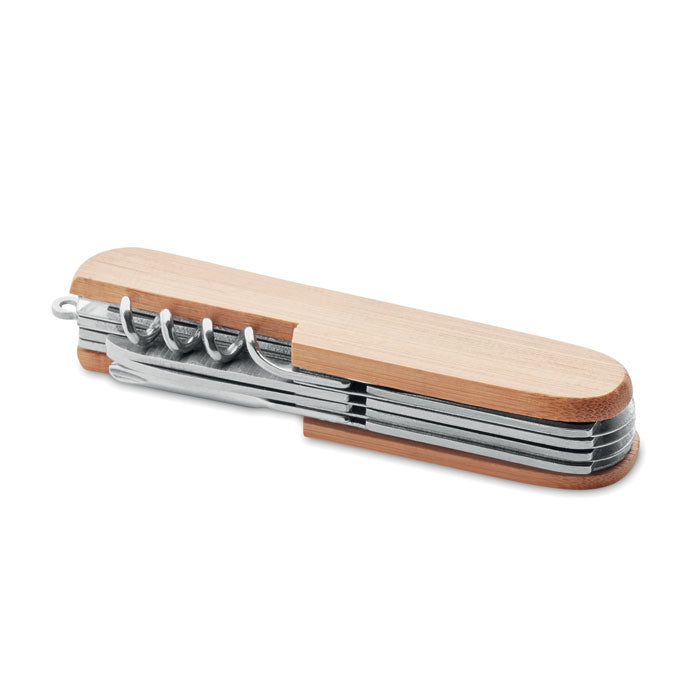 LUCY LUX - Multitool-Taschenmesser aus Bambus