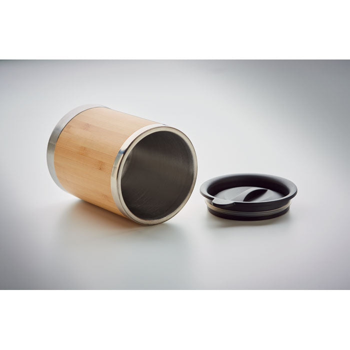 LOKKA - Gobelet avec couvercle en bambou 250ml