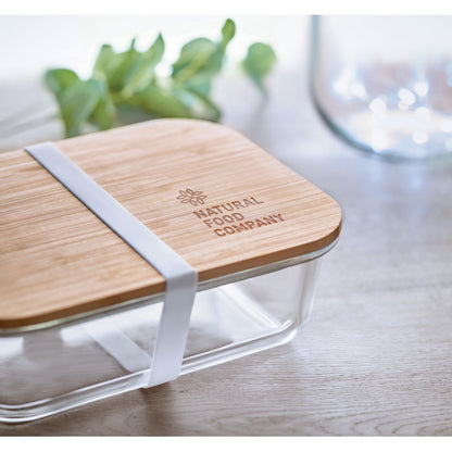 TUNDRA LUNCHBOX – Lunchbox aus Glas mit Bambusdeckel