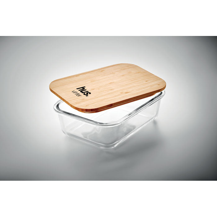 TUNDRA LUNCHBOX – Lunchbox aus Glas mit Bambusdeckel