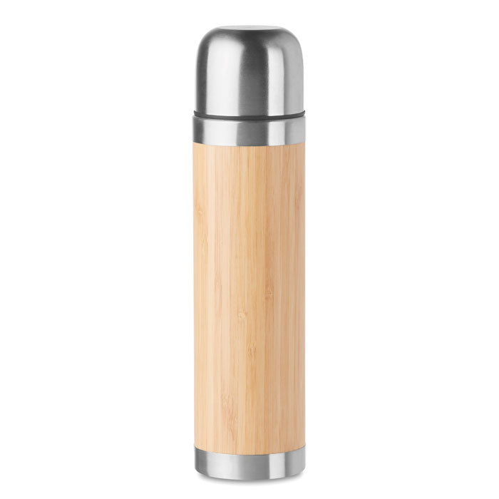 CHAN BAMBOO - Borraccia con coperchio in bambù a doppia parete