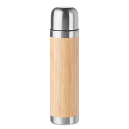 CHAN BAMBOO - Borraccia con coperchio in bambù a doppia parete