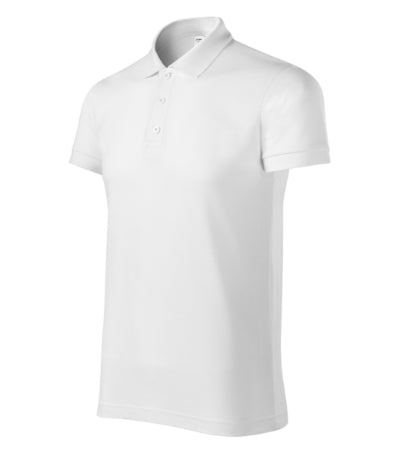 PICCOLIO JOY Men's polo shirt in white - promotional clothing printed with your company logo