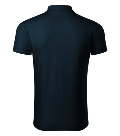 PICCOLIO JOY Men's polo shirt in navy blue - promotional clothing printed with your company logo