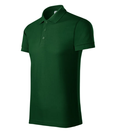 PICCOLIO JOY Men's polo shirt in bottle green - promotional clothing printed with your company logo