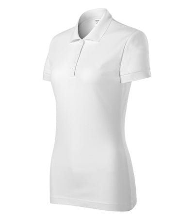 PICCOLIO JOY Women's polo shirt in white - promotional clothing printed with your company logo